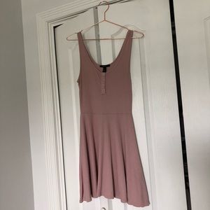 Blush skater skirt dress